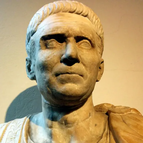 Bust of Roman statue Roman statue