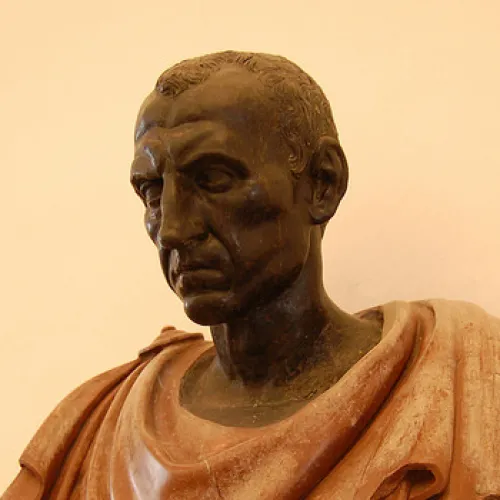 Bust of Roman statue Roman statue